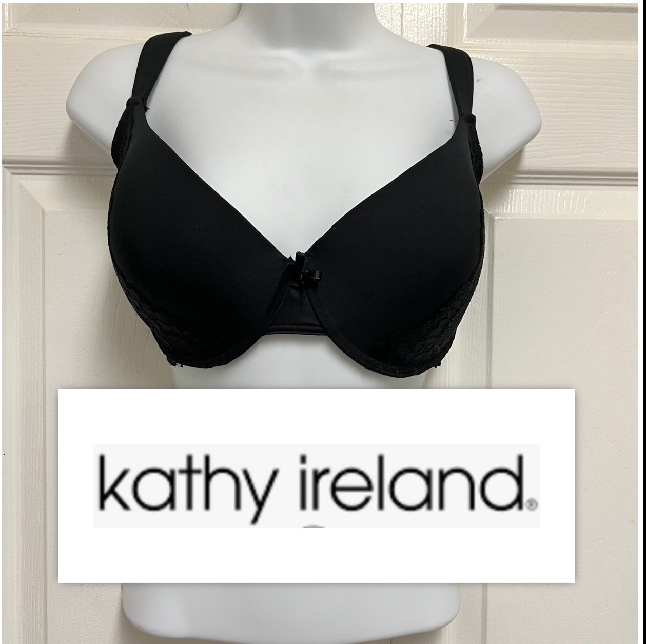 Kathy Ireland Intimates LACE 38-C PUSH UP Bra BURGUNDY & BLACK LACE New w/tags Kathy Ireland Intimates LACE 38-C PUSH UP Bra BURGUNDY & BLACK LACE New w/tags